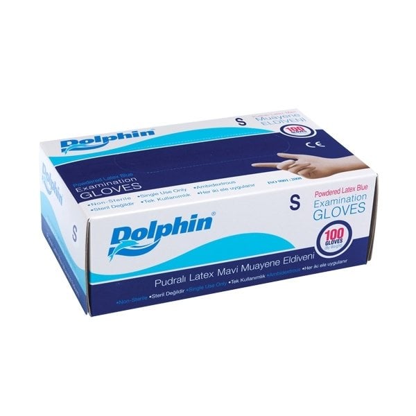 Dolphin Pudrasız Nitril Mavi Muayene Eldiven