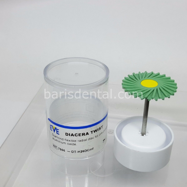 EVE Dental Plus Diacera HP 324 Elmas Parlatma zirkon Cila lastiği Spiral HP Size 26*2 1Adet