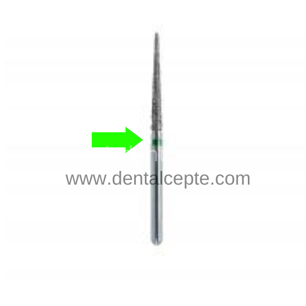 Dimei Aeratör Elmas Alev Uçlu Frezi - Yeşil