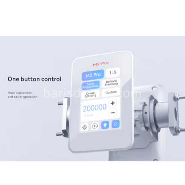 Woodpecker M2 Pro Dental Elektirikli Mikromotor+ Kırmızı Kuşak Anguldurva