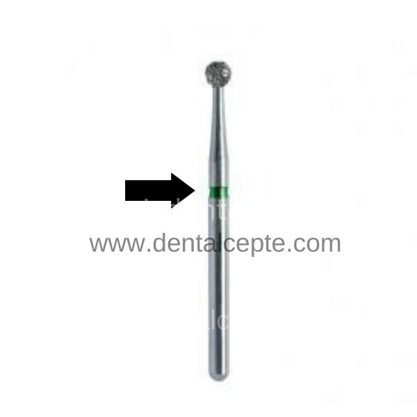 Dimei Aeratör Elmas Rond Frezi - Siyah