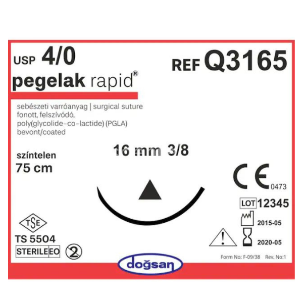 Pegelak rapid 5/0 16 1/2 yuvarlak,75cm