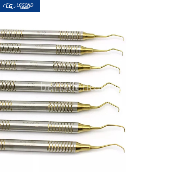 Legend Plus Gracey Küret Seti 7'li Gold