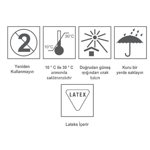 One Plus Beyaz Latex Pudrasız Muayene Eldiven