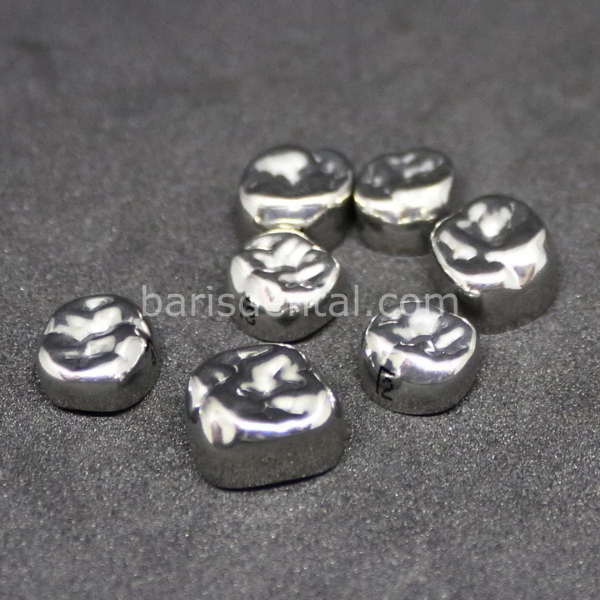 Kids Crown PÇK Paslanmaz Çelik Kron Seti Molar 96 lık Kit