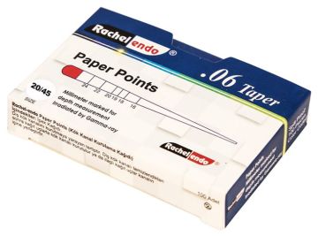 Rachel Endo Paper Points 0.06 Açılı Taper