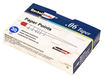 Rachel Endo Paper Points 0.06 Açılı Taper