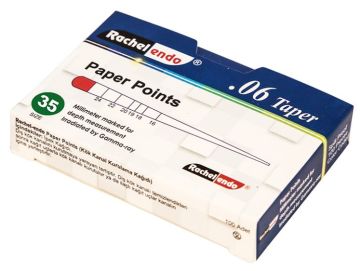 Rachel Endo Paper Points 0.06 Açılı Taper