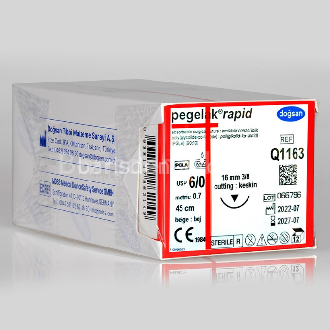 Doğsan Pegelak Rapid 6/0 16 3/8 Keskin▼,45cm