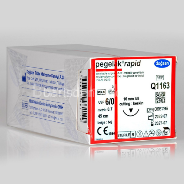 Doğsan Pegelak Rapid 6/0 16 3/8 Keskin▼,45cm