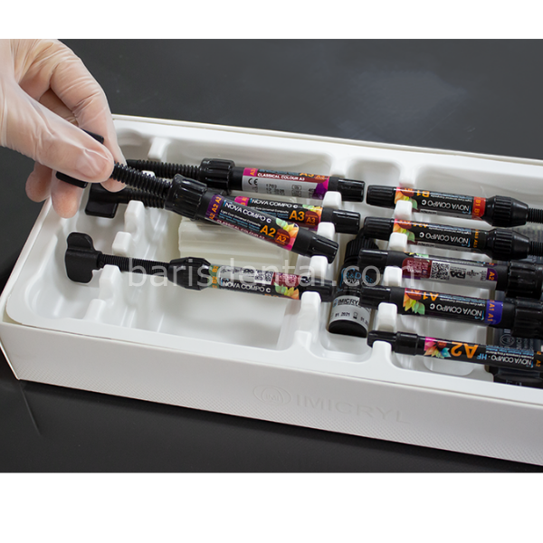 İmcryl Nova Compo Kompozit Seti 8 li Paket  Ü.Kod:2045