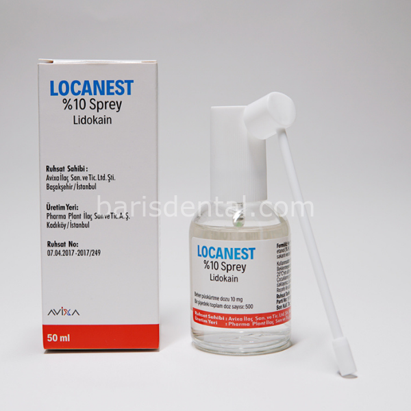 Locanest Anestezi Sprey (Lidocain)