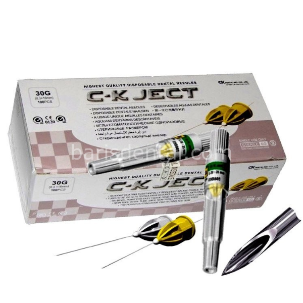 CK Ject Karpül İğnesi 30G (0.3X16 mm) M.SHORT 100 lük Paket