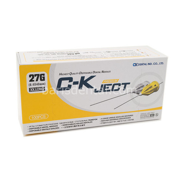 CK Ject Karpül İğnesi 27G (0.4X40mm) XX.LONG 100 lük Paket