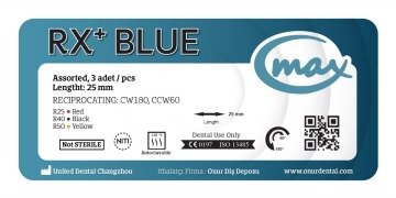 RX BLUE+ RESİPROC KANAL EĞESİ 4LÜ BLESTER