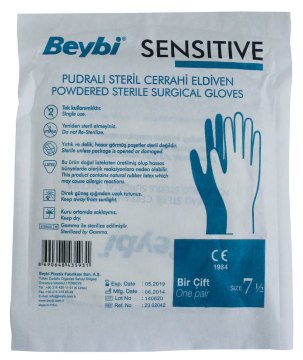 Steril Cerrahi Lateks Eldivenler (SENSITIVE)