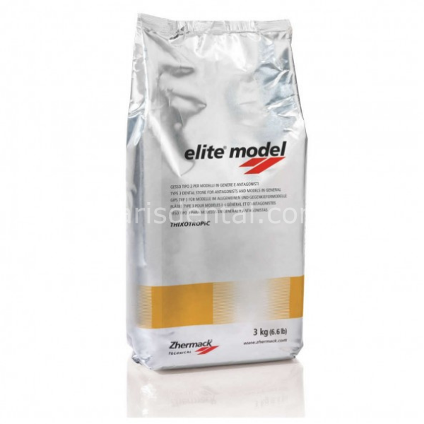 Zhermack Elite Model Sert Alçı - Sarı 3 kg
