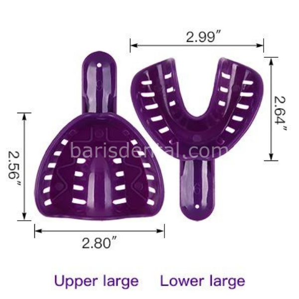 Plastik Ölçü Kaşığı Yetişkin L Beden Ortodondik - Otoklavlanabilir- Takım