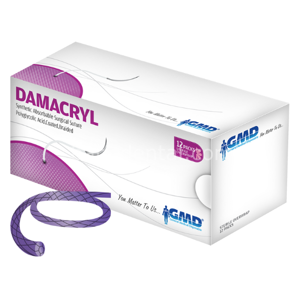 Damacryl Emilebilir Sutür 2/0 75cm 26 mm Yuvarlak ( Sınırlı Stok)
