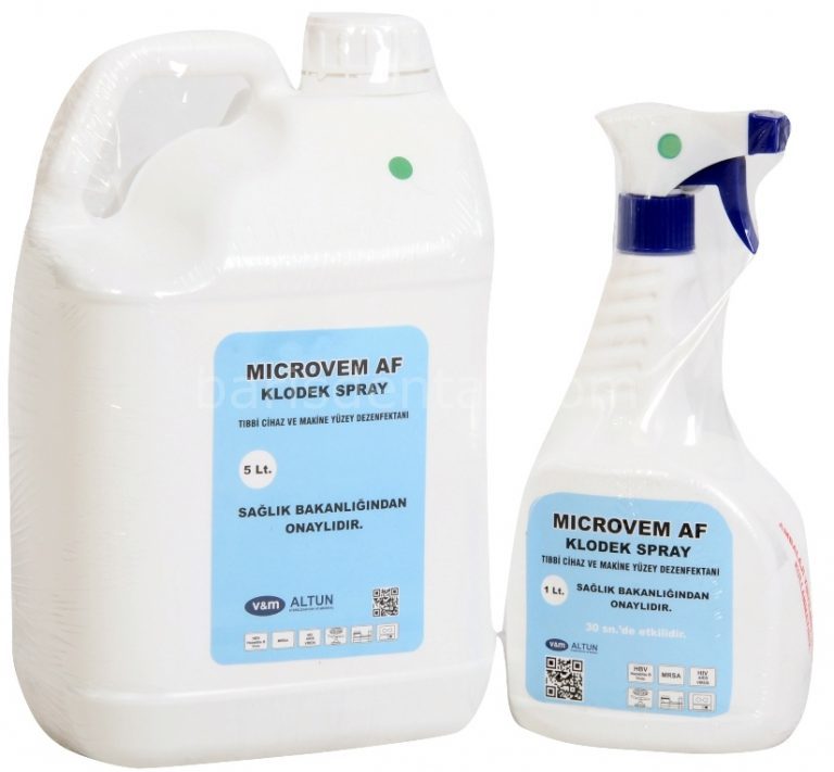 Microvem AF Yüzey Dezenfektanı 1 LT |ALTUN STERİLİZASYON
