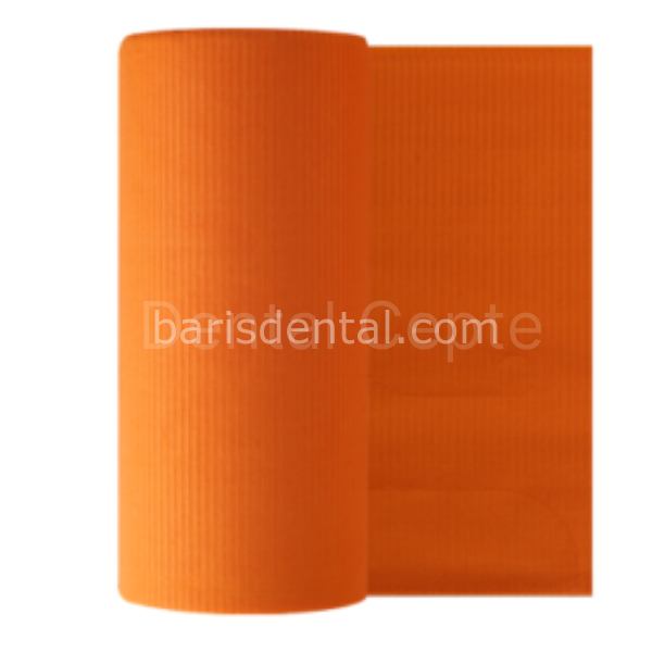 Euronda Monoart Renkli Hasta Önlüğü 80li ( Turuncu )