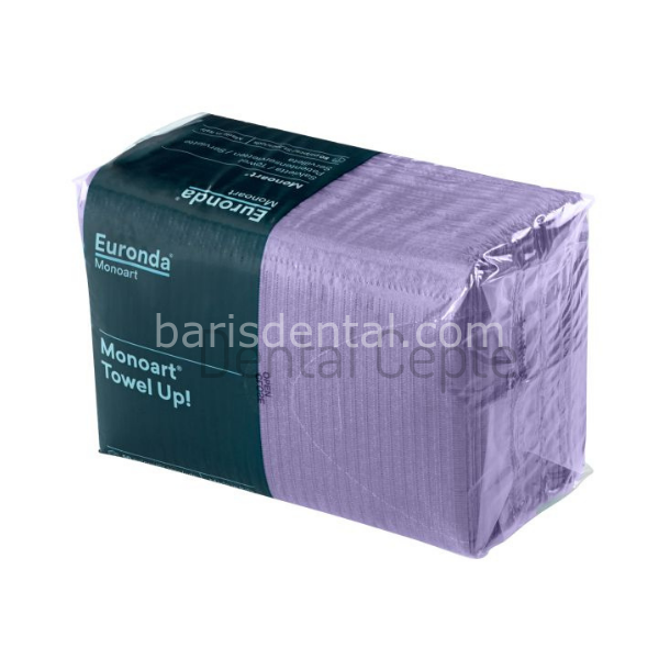 Euronda Monoart Renkli Tabla Örtüsü 50 Adet ( Lila )