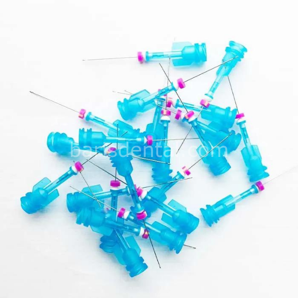 İrrigasyon İğnesi Açılı - MAVİ RENK - 50'lik Paket