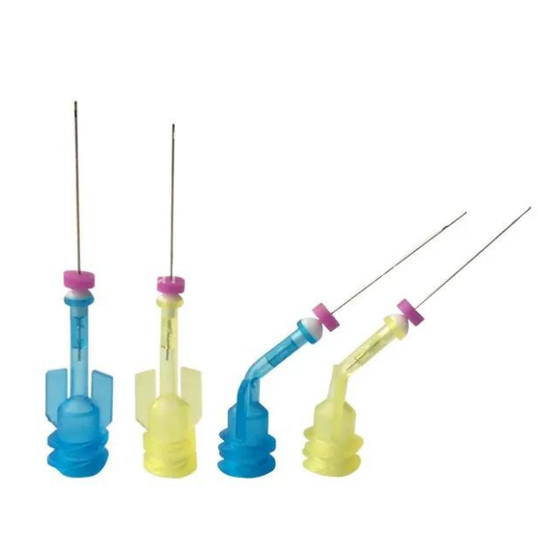 İrrigasyon İğnesi Açılı - MAVİ RENK - 50'lik Paket
