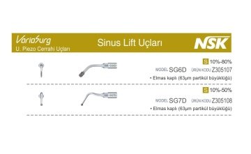 Piezo Cerrahi Sinus Lift Uçları