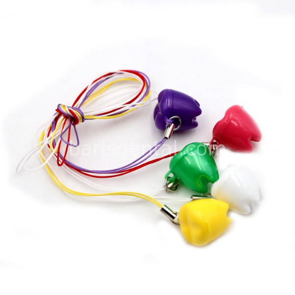 Süt Dişi Çocuk Kolyesi -Renkli -50 lik Paket