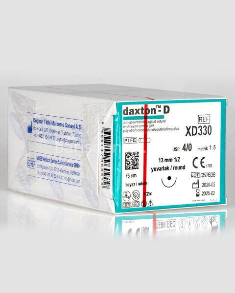 Doğsan Daxton-D Sütür 4/0 13 1/2 Yuvarlak,75cm