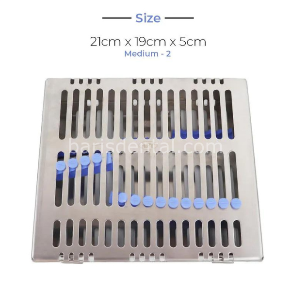 Metal Sterilzasyon Kaseti 20.5 Cm*12.5Cm*2.5Cm