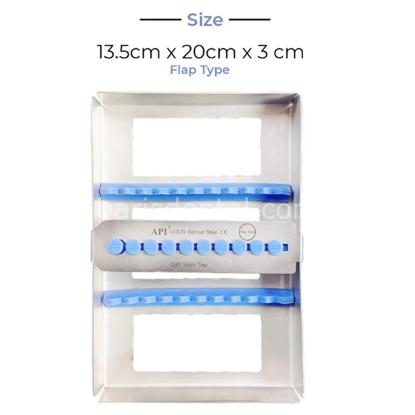 Metal Sterilizasyon Kaseti 21Cm*19Cm*5Cm