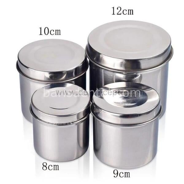 Perfect Metal Pamuk Kutusu - Kapaklı Boy/9cm