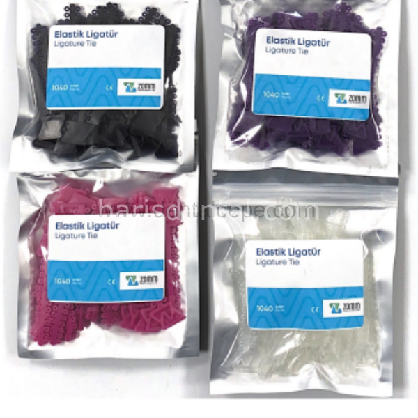 Elastik Ligatür - Şeffaf -1040 Adet