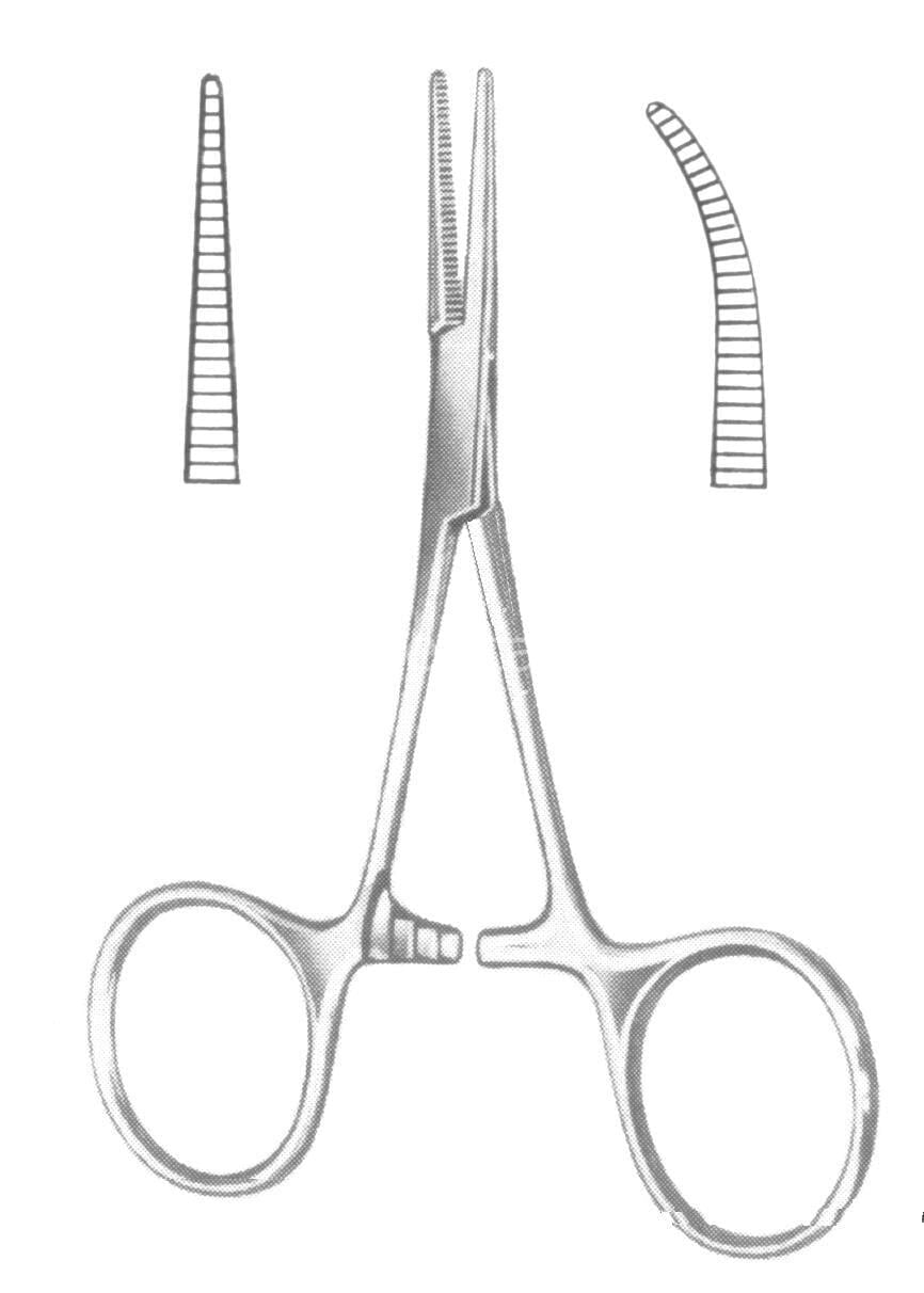 Hemostat Düz -Orta Boy