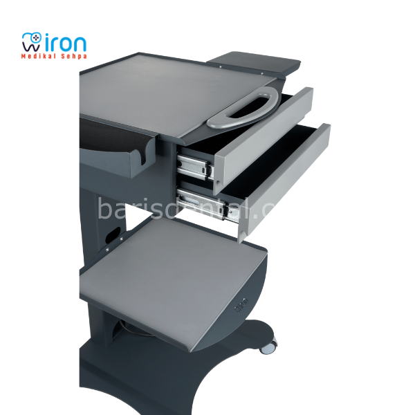 İron 2 Çekmeceli Mobil Sehpa HCS-02