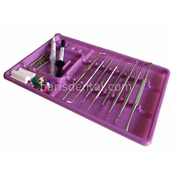 Dental Plastik Tepsi-50 lik Paket- Beyaz Renk