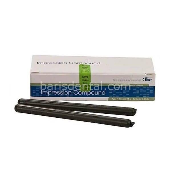 Kerr Yeşil Çubuk Mum -Stenç 1 Adet