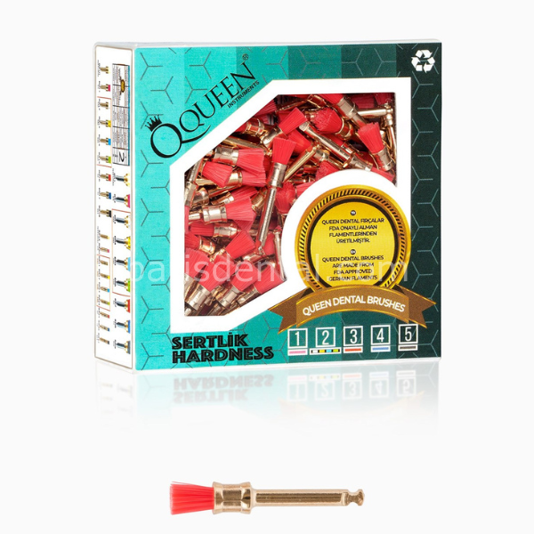 Pembe çok yumuşak polisaj fırçası 5mm  (Sertlik:1)