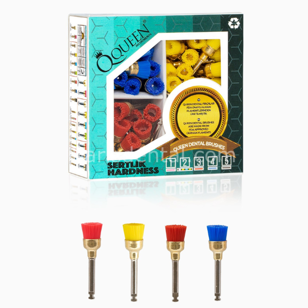 Polisaj Fırçası Çanaklı Tip Karısık 8 Renk 5 Sertlikte 7mm