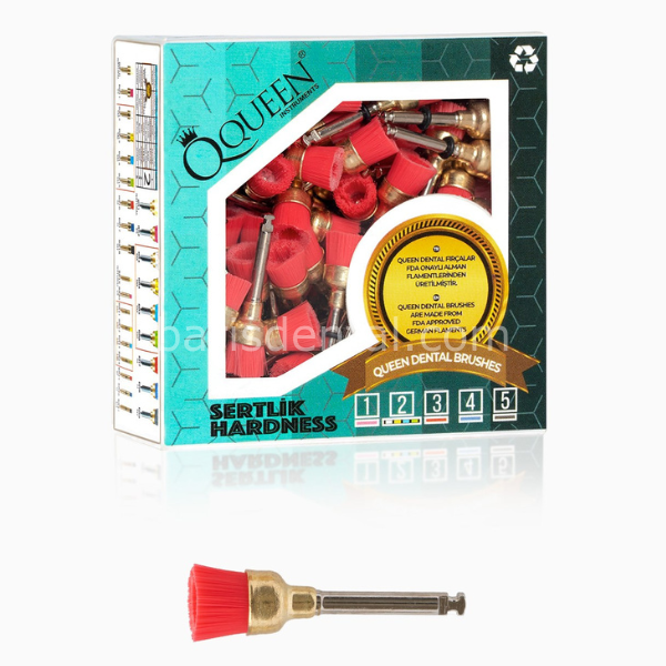 Pembe çok yumuşak polisaj fırçası 7mm. (Sertlik:1)