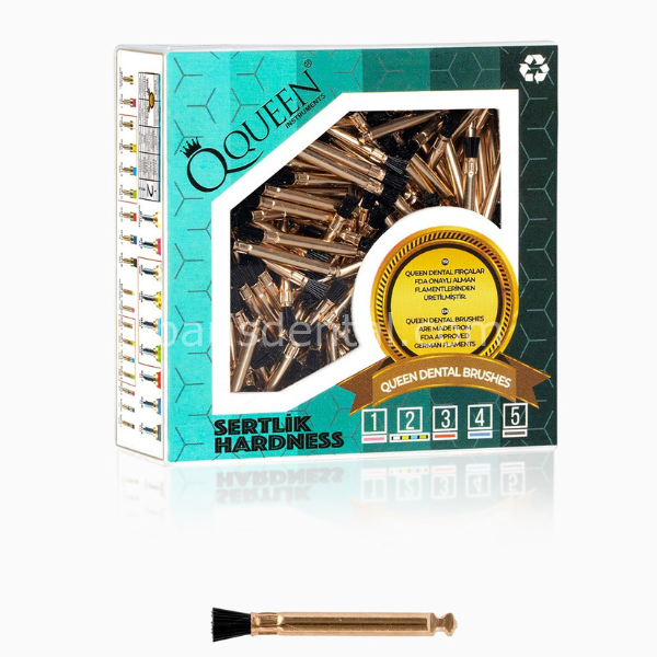 Siyah çok sert (Sertlik:5) polisaj fırçası 3mm