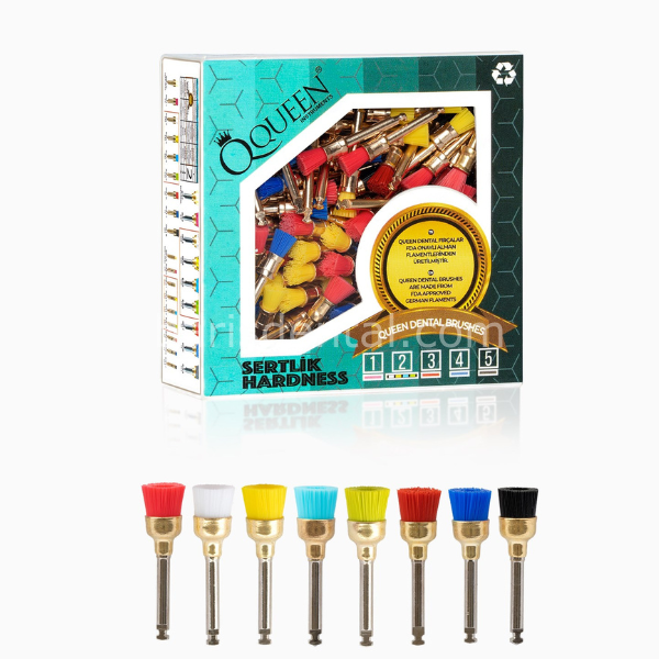 Polisaj Fırçası Çanaklı Tip Karısık 4 Renk 4 Sertlikte 7mm