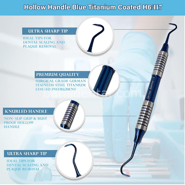 Perfect H6-H7 Scaler Küret - Kalın Gövde