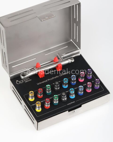 Queen İmplant Vida Sürücüsü 17 Ad+Kaset - Q8006236