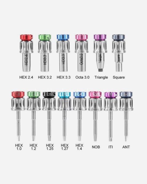 Queen İmplant Vida Sürücüsü 17 Ad+Kaset - Q8006236