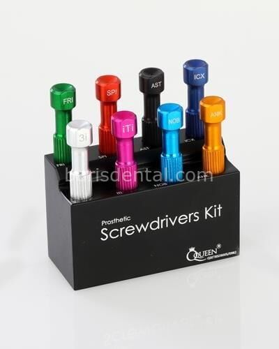 Queen Altıgen İmplant Vida Sürücüsü 8 Ad--Kaset - QSET8SDS005