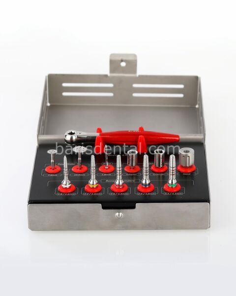 Queen Kemik Genişletme Frezi Bone Expender Set 12 Ad--Kaset - QSET12BEX003