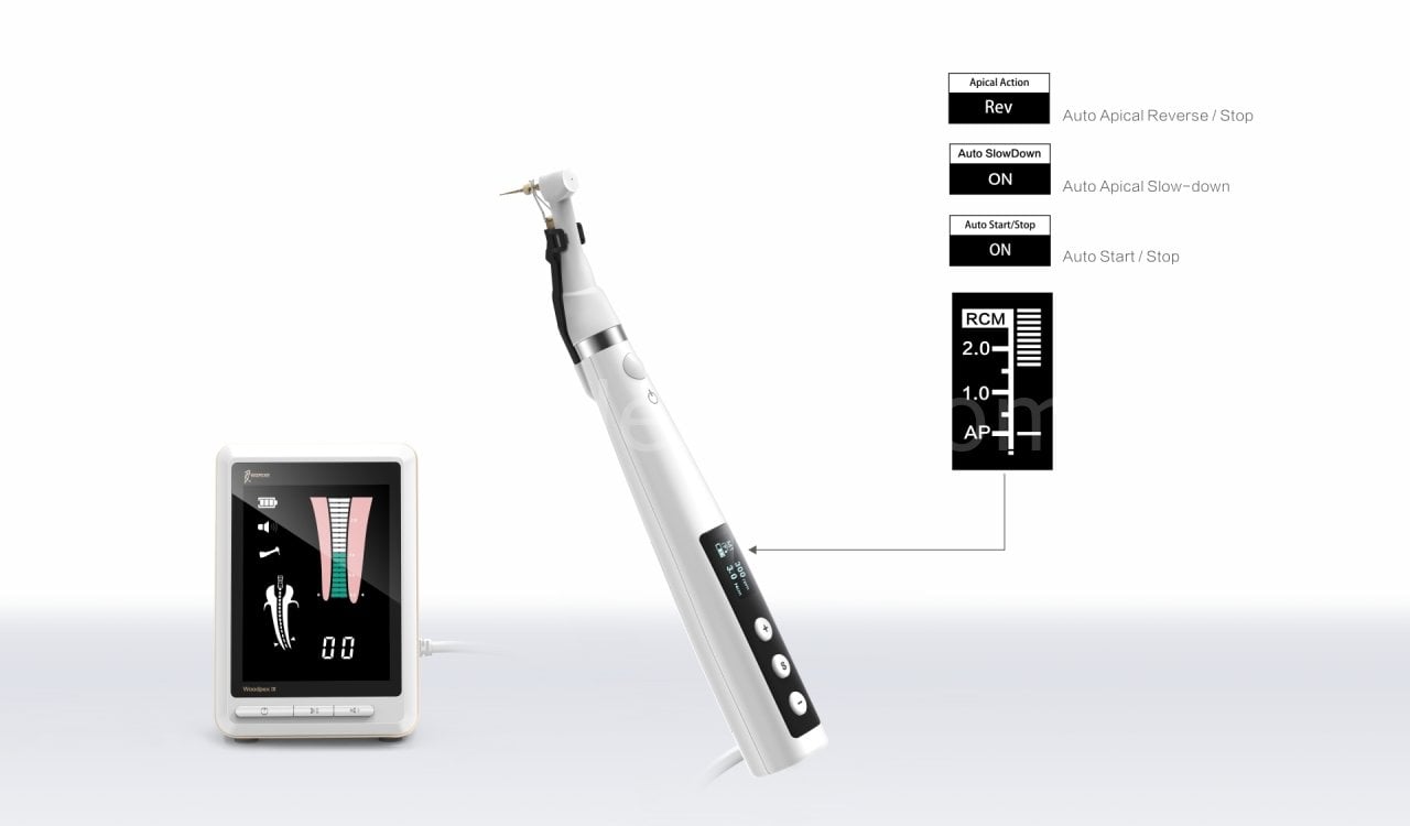 Woodpecker DTE ECOM + Endomotor ve Apex Locater Set